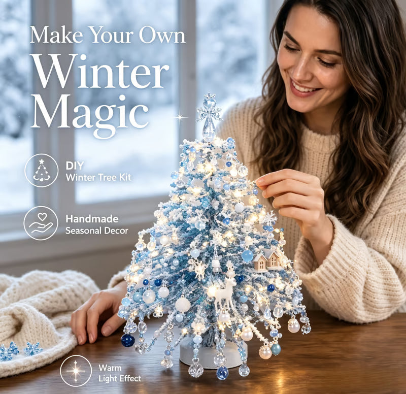 🎄✨ Kit de sapin de Noël perlé à faire soi-même – 🎅Créez votre propre décoration de Noël scintillante