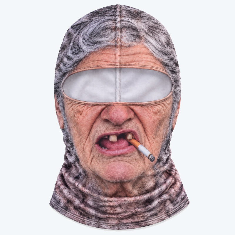 😂 Masque de ski à visage réaliste et drôle – Transformez chaque sortie hivernale en spectacle comique