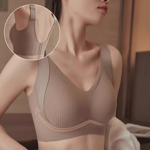 ⏳Achetez-en 2 obtenez-en 1 gratuitement🎁Soutien-gorge push-up à ruban pour femmes avec bretelles courbées réglables