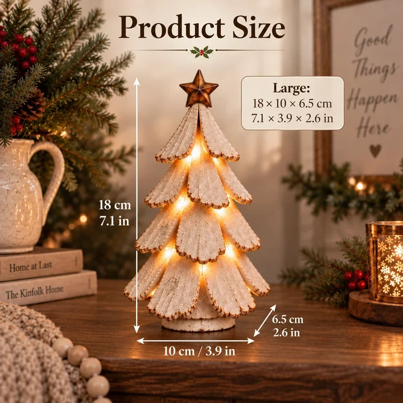 🎄✨Sapin de Noël vintage lumineux – Une touche de nostalgie chaleureuse pour les fêtes💡