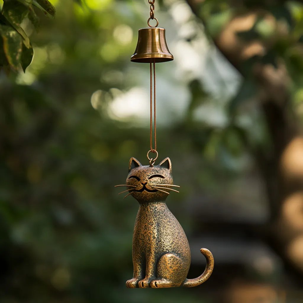 ⏳Offre spéciale : 60 % de réduction🐱Carillon éolien rétro fait main en forme de chat