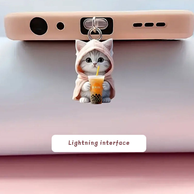 ⏰Promotion spéciale hebdomadaire : achetez-en 1, obtenez-en 2 gratuitement🐱Bouchon anti-poussière pour téléphone portable pour chat🐾
