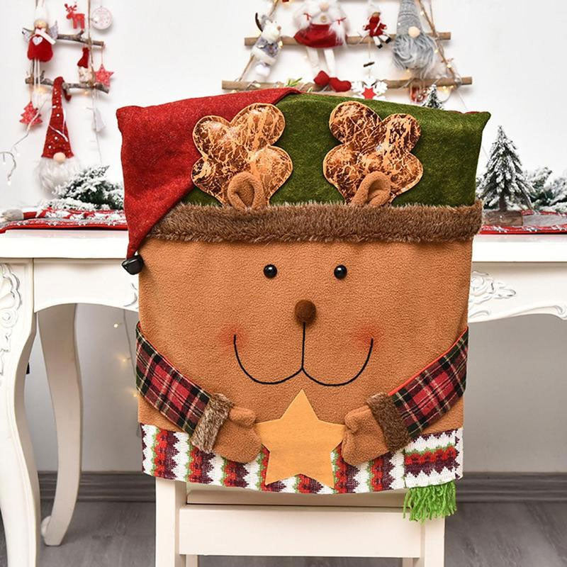 🎅Ensemble de Décoration de Chaise de Noël🎄
