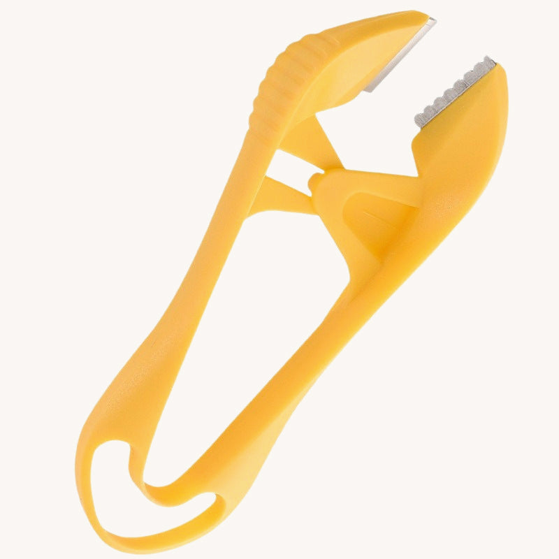 🧄 Épluche-ail manuel avec mâchoires dentelées – Épluchage facile et rapide