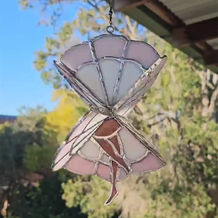 🎐2025 Nouvelle arrivée☀️Élégant tourbillon en verre peint