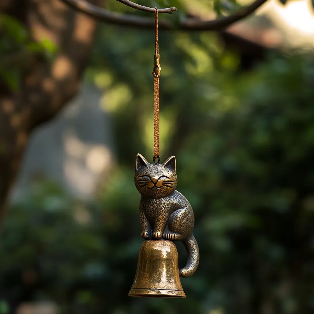 ⏳Offre spéciale : 60 % de réduction🐱Carillon éolien rétro fait main en forme de chat