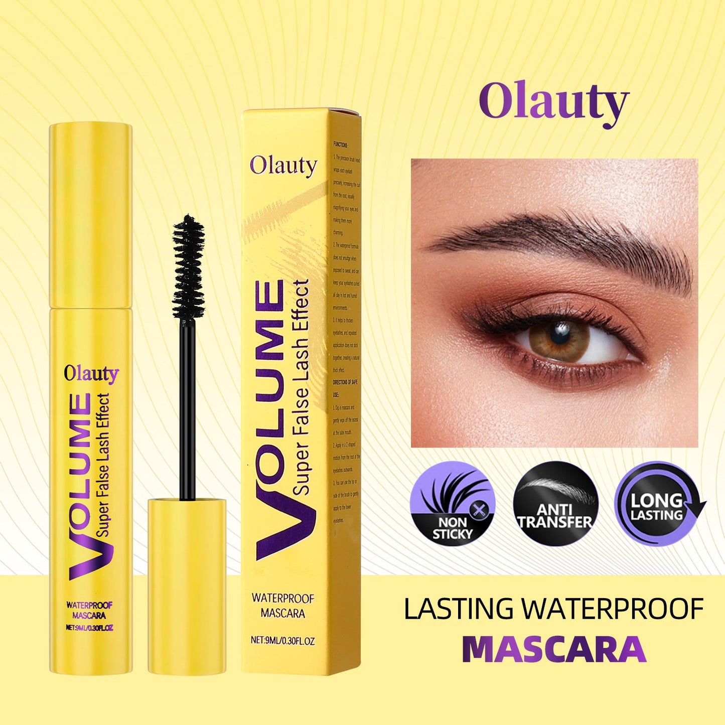 Mascara à boules✨💛Formule pour un volume et une longueur optimaux pour des cils fournis et séparés