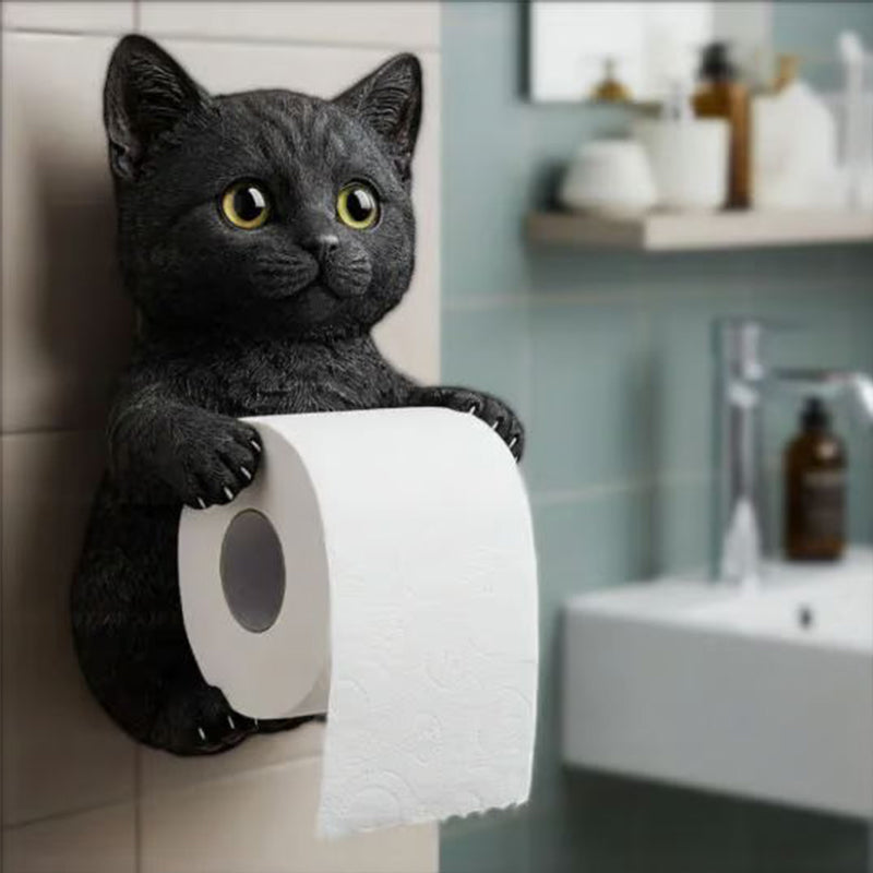 ⏳Offre spéciale de la semaine : 60 % de réductio🐾Porte-rouleau de papier toilette pour chat à fixer au mur