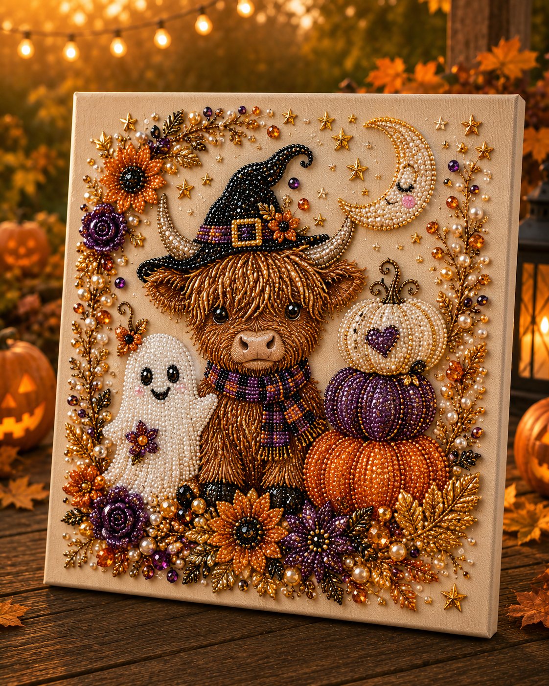 👻✨ Kit de bricolage artistique pour Halloween avec des perles – Transformez de minuscules perles en une magie à la fois effrayante et mignonne