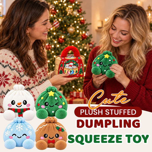 🎄🥟 Peluches Raviolis de Noël – Le cadeau qu'ils déballeront, presseront & montreront à tous