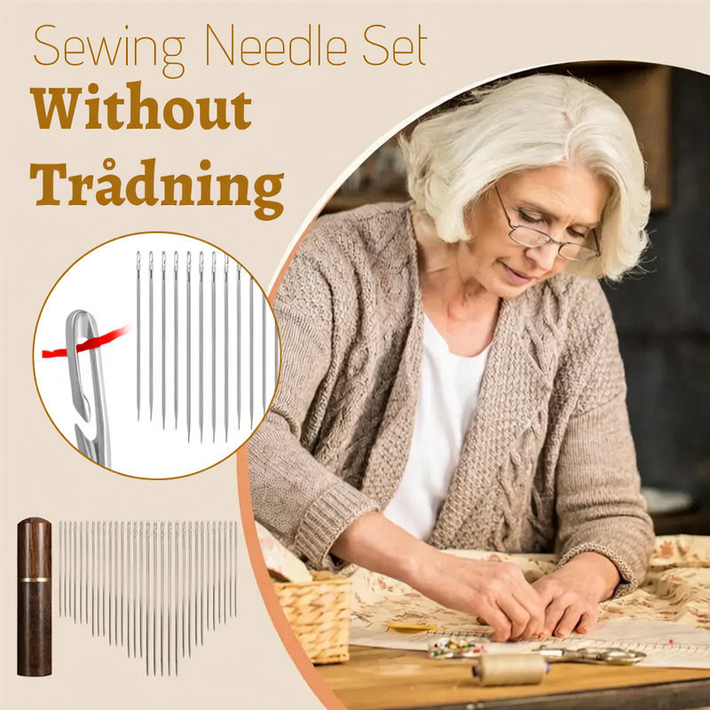 🧵Set di aghi da cucito a mano autoinfilanti (30 pz)🪡