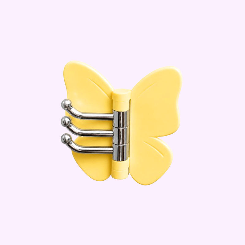 🏡Patère Murale Papillon Orientable – Alliez Charme & Rangement ! 🦋✨