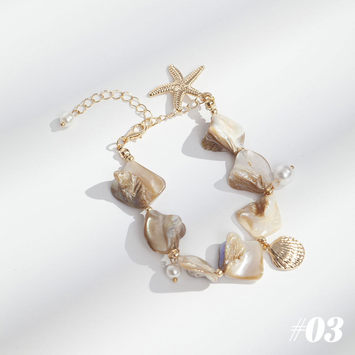 🌊Collier marin avec coquillage et étoile de mer🐚
