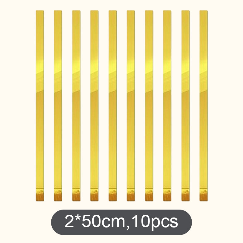 ✨ Stickers muraux miroir en bande longue : Décoration réfléchissante moderne à décoller et à coller ! 🪞