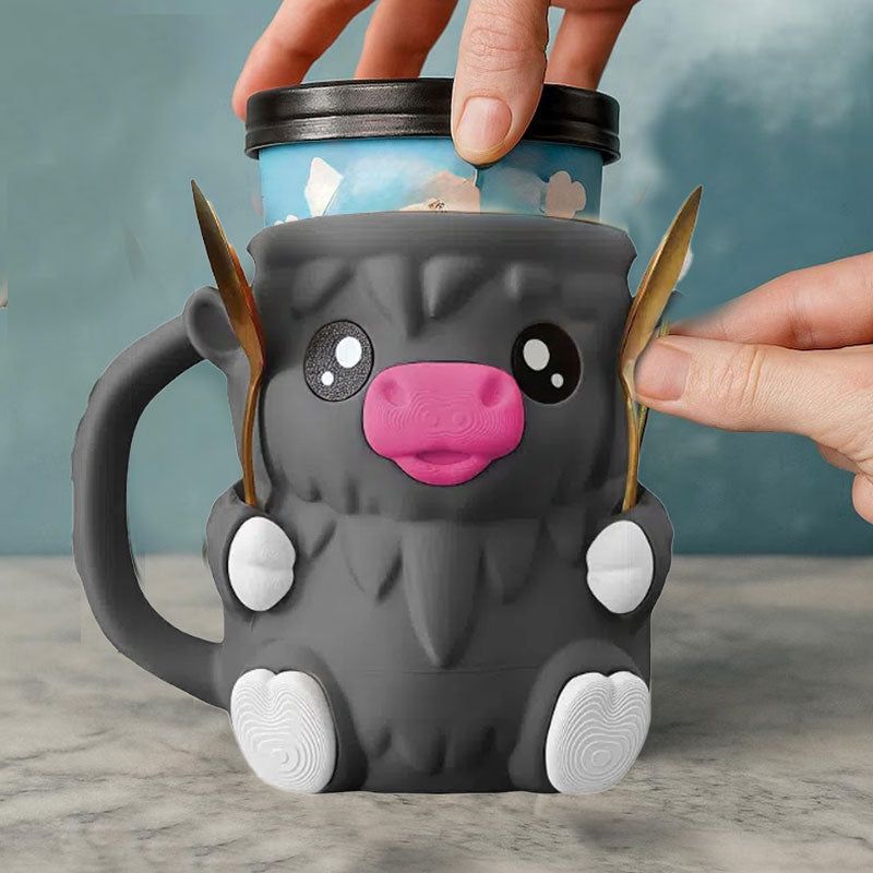 🐮Ferdinand Vache des Highlands Porte-conteneur à Glace