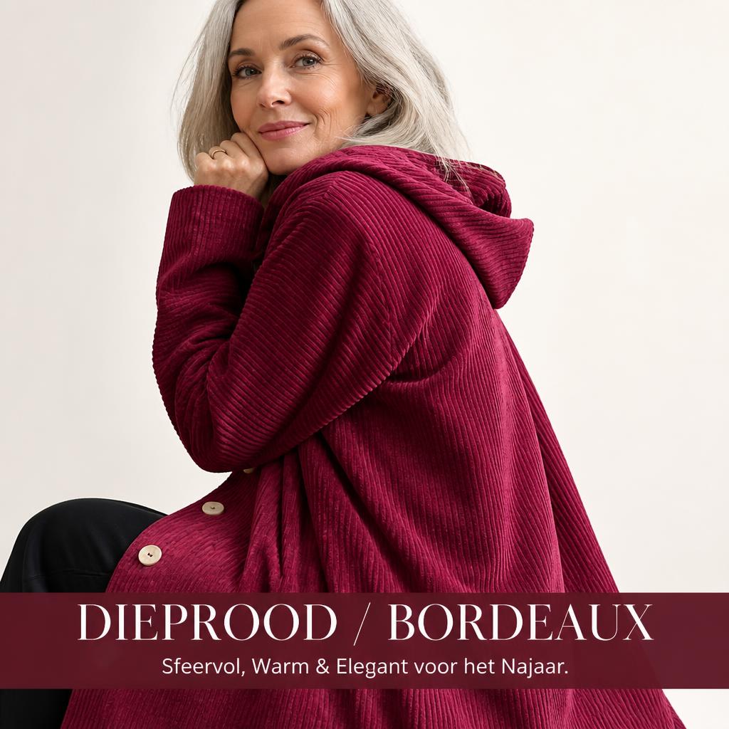🧥 Profitez de l'automne : Manteau en velours côtelé à capuche merveilleusement chaud et élégant 🍂