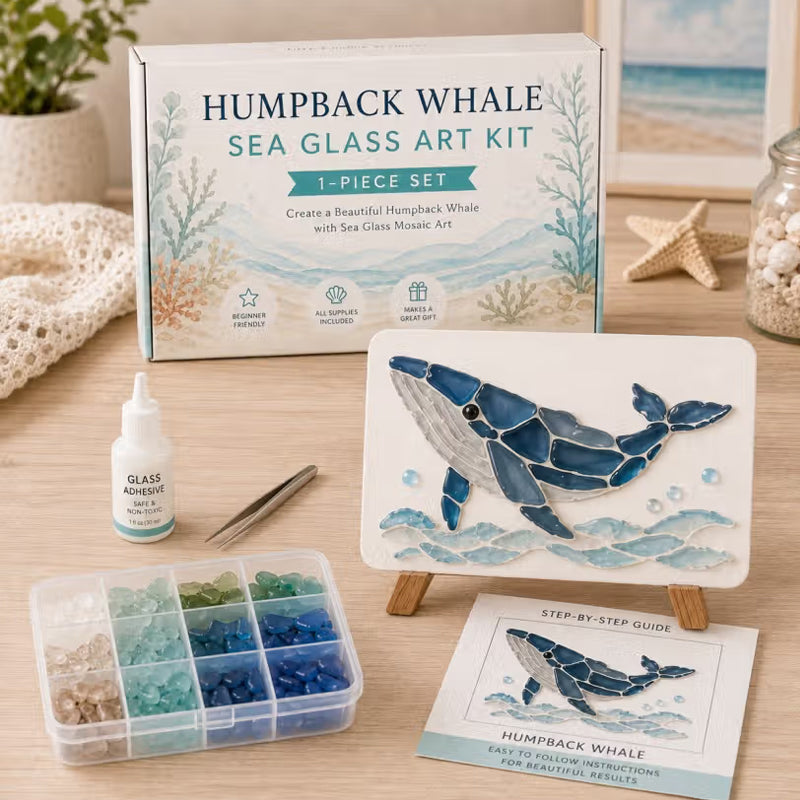 🌊✨ Kit d'art DIY sur le thème de l'océan – Créez un chef-d'œuvre en mosaïque époustouflant