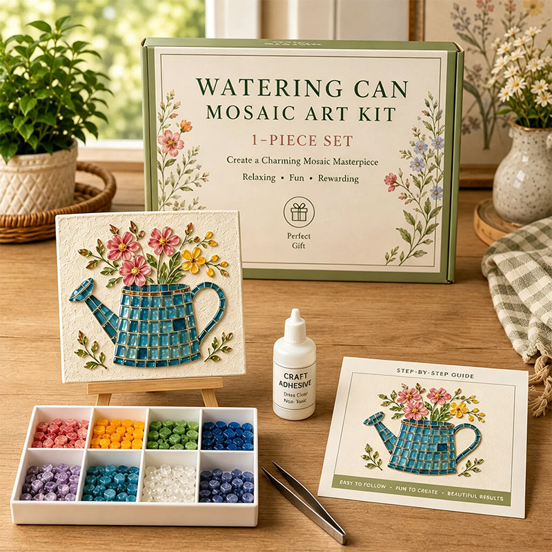 🌻🏡 Kit de mosaïque DIY pour jardin de cottage – Créez votre propre chef-d'œuvre