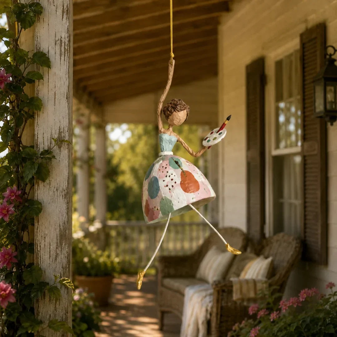 💃🌸 Suspension danseuse fantaisie — une touche de grâce et de poésie pour votre intérieur