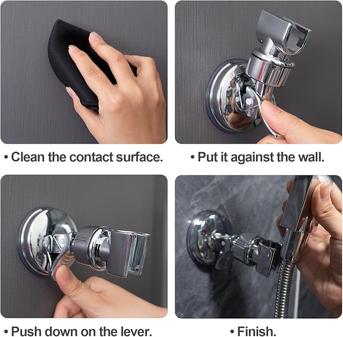 ✨Installez votre pommeau de douche exactement où vous le souhaitez, sans percer ! 🚿