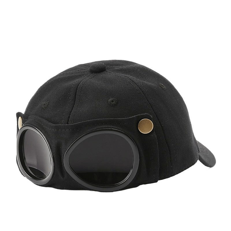 🤣 Casquette de Baseball Style Aviateur — Design Unique avec Panneaux Lunettes & Détails Vintage ! 🧢✨