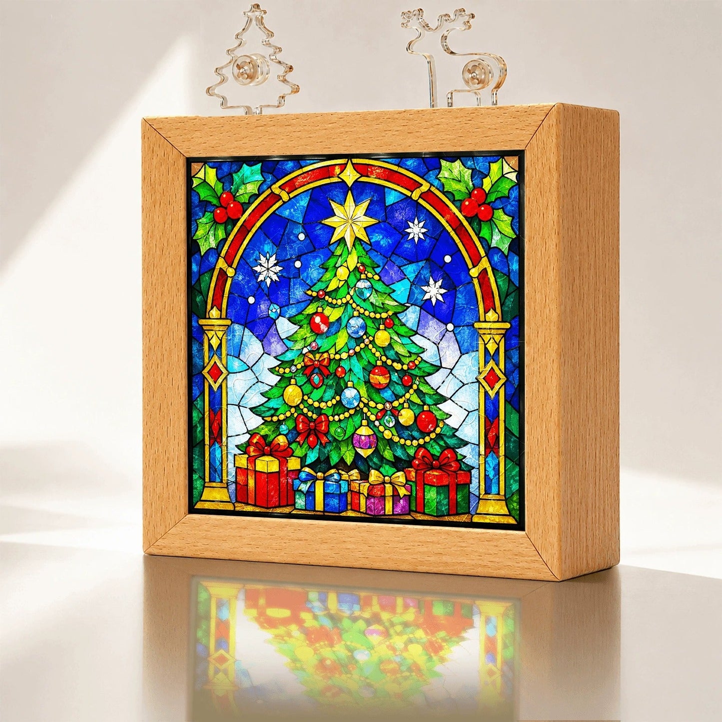 🧩🎄 Lampe de Noël en puzzle acrylique — assemblez votre propre lumière de Noël, pièce par pièce