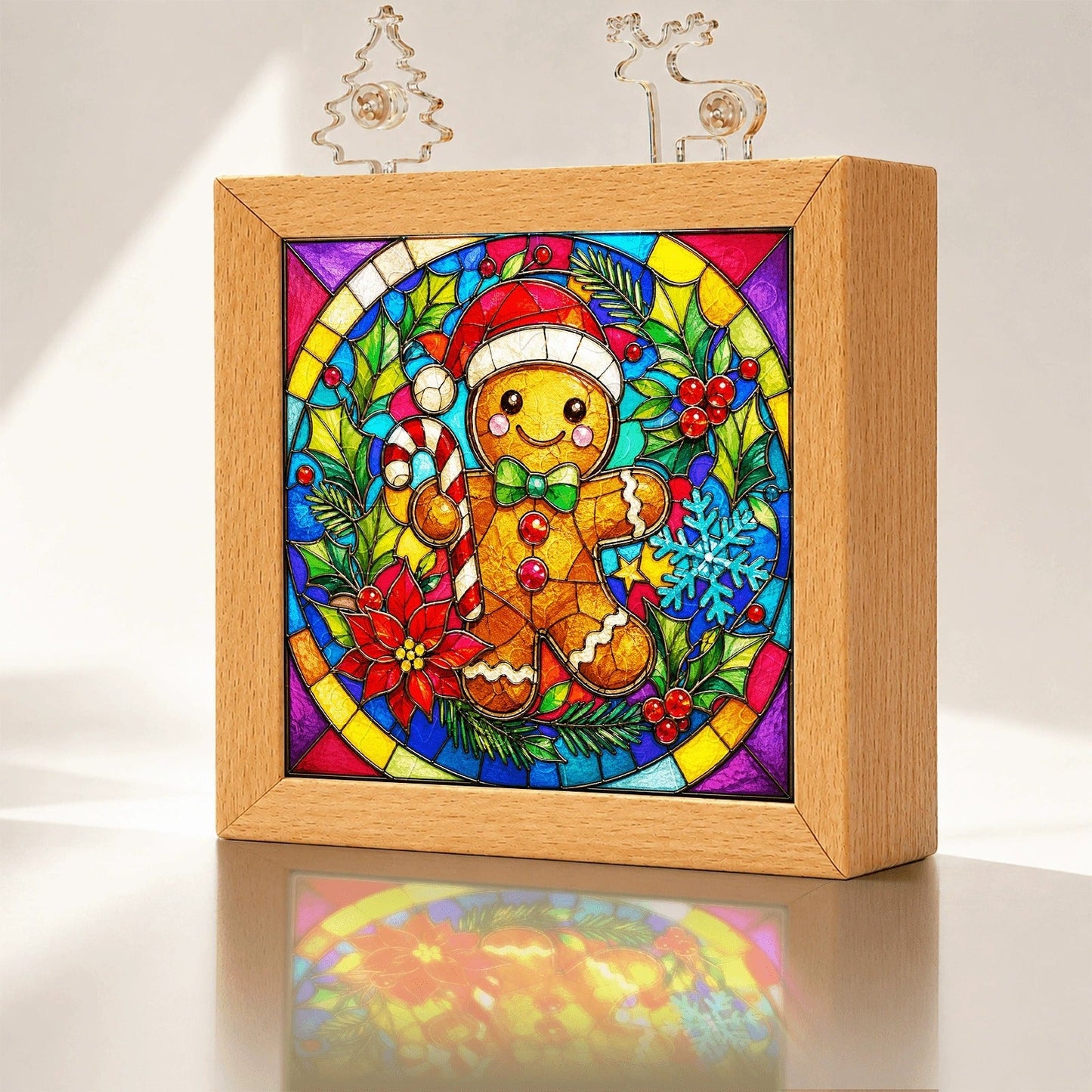 🧩🎄 Lampe de Noël en puzzle acrylique — assemblez votre propre lumière de Noël, pièce par pièce