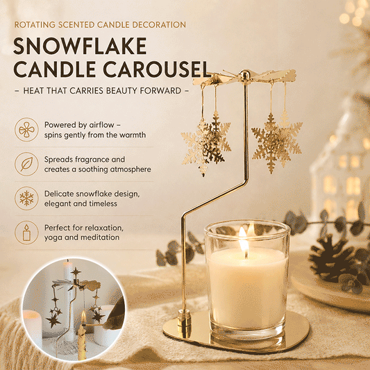 🕯️ Bougeoir Rotatif pour Bougie Parfumée — Laissez la magie opérer chez vous ! ✨🕯️