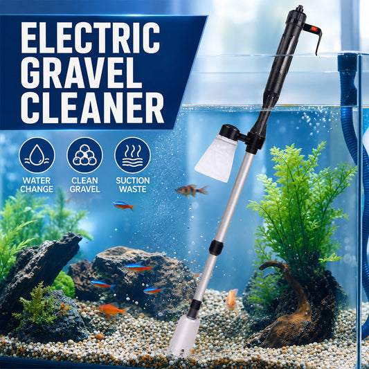 🔥40 % de réduction 🐠Nettoyeur & Aspirateur Électrique d'Aquarium 4-en-1 ✨