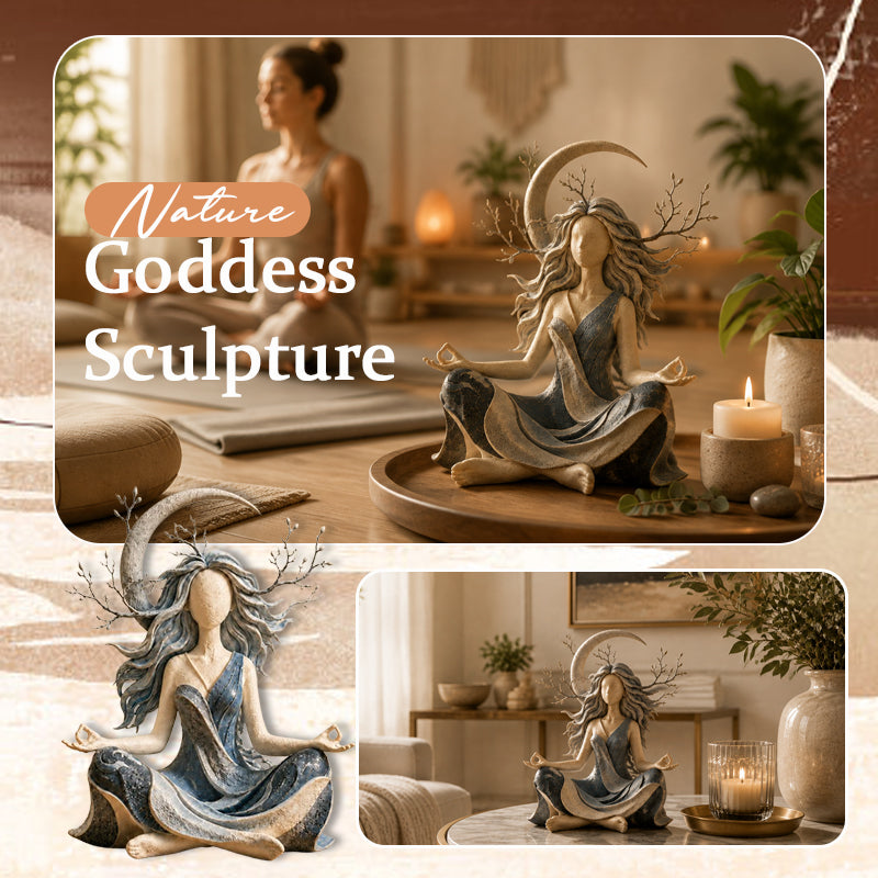 🧘‍♀️🌿 Sculpture Déesse de la Nature — Apportez calme et élégance à votre intérieur ! ✨