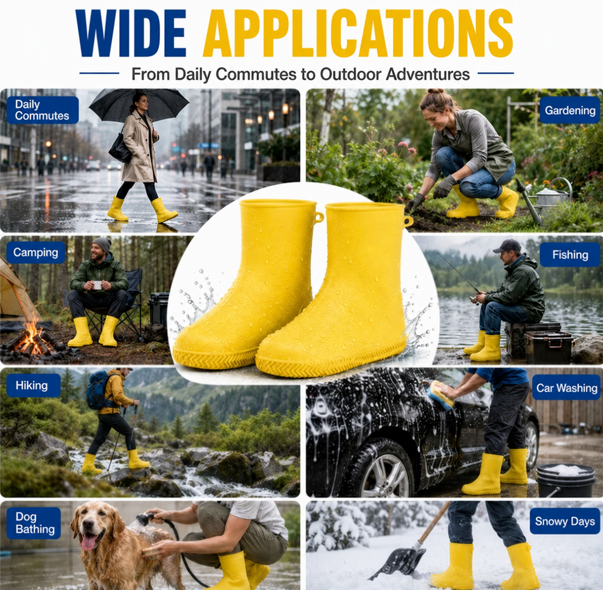Stop Natte Sneakers! Zware Regenoverschoenen — Antislip & Opvouwbaar in je Tas 🌧️