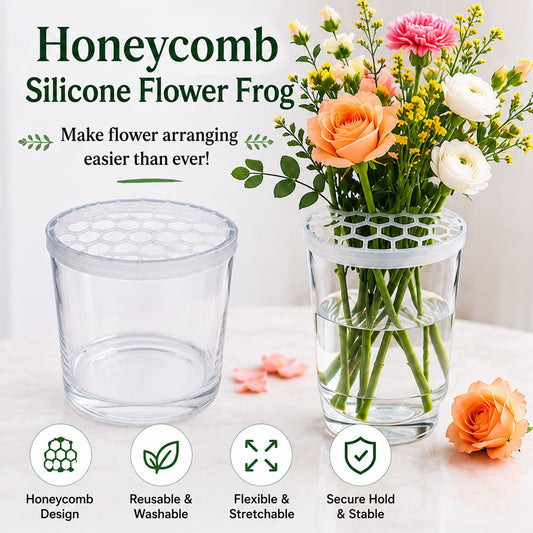 🌸 Grille de composition florale en silicone alvéolée