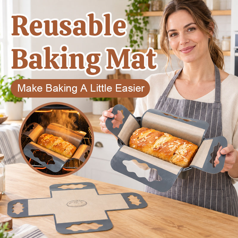 🍪🧺 Tapis de cuisson réutilisable en forme de croix — antiadhésif, résistant à la chaleur et facile à nettoyer