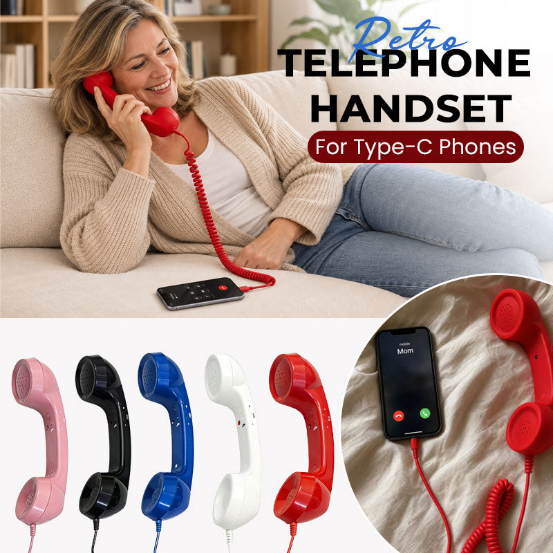 ☎️📱 Combiné téléphonique rétro pour téléphone Type-C — redonnez à vos appels un charme d’antan