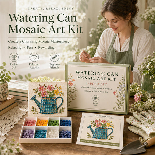 🌻🏡 Kit de mosaïque DIY pour jardin de cottage – Créez votre propre chef-d'œuvre