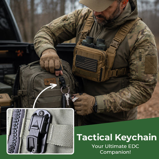 🪓🔑 Porte-Clés Tactique Molle : L’Accessoire EDC Ultime pour Ne Plus Jamais Chercher Vos Clés !