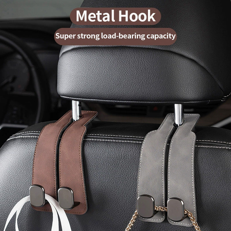 🚗🔩 Support de téléphone de voiture à double crochet — Capacité de 5 kg, pour une conduite sans encombrement