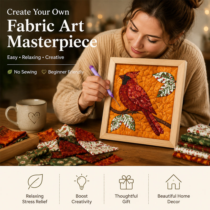 🖼️ Peinture décorative matelassée 3D cousue à la main 🏡✨