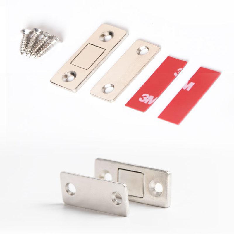 🧲 Loquet Magnétique Ultra-Fin — Vis & Adhésif Inclus pour une Pose au Choix ! ✨