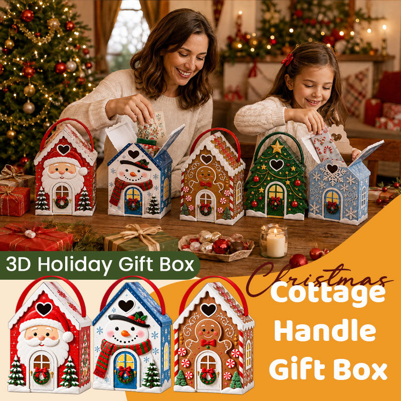 🍬Boîte‑cadeau Maison de Noël — l'emballage devient lui‑même un cadeau🎄