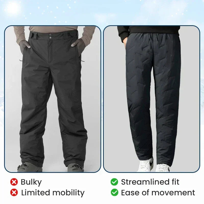 🧣 Pantalon imperméable doublé en polaire – Unisexe, chaud et prêt pour l'hiver🔥