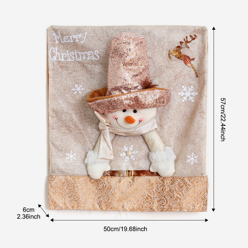 🎅Ensemble de Décoration de Chaise de Noël🎄