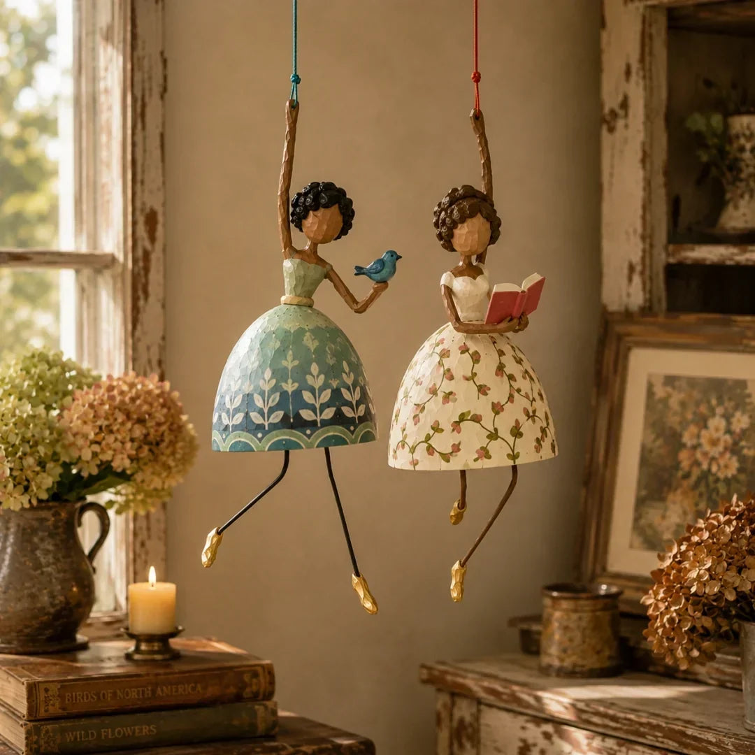 💃🌸 Suspension danseuse fantaisie — une touche de grâce et de poésie pour votre intérieur