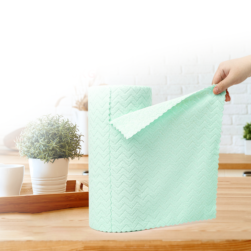🧼🌀 Rouleau de Lingettes en Microfibre