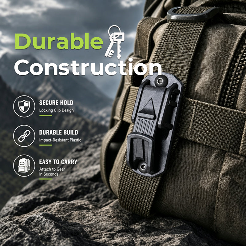 🪓🔑 Porte-Clés Tactique Molle : L’Accessoire EDC Ultime pour Ne Plus Jamais Chercher Vos Clés !