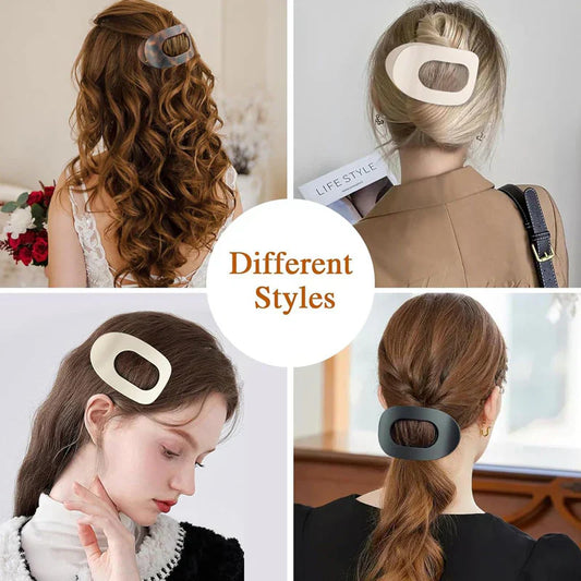 🎀Ensemble de pinces à cheveux ovales (4 pièces)