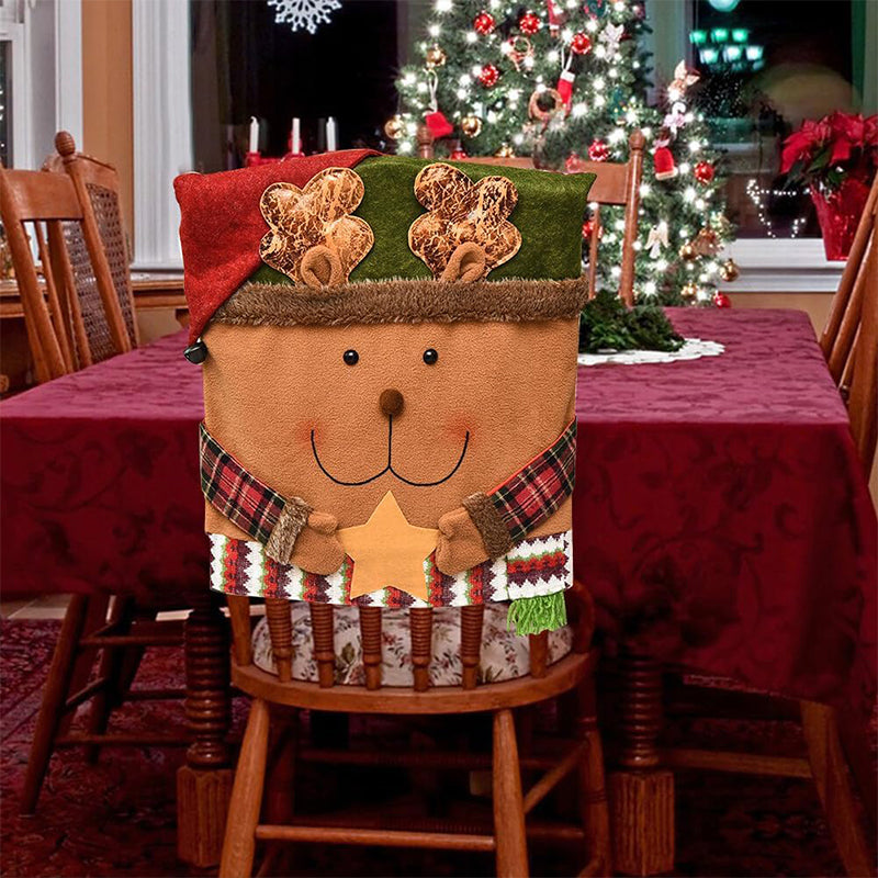 🎅Ensemble de Décoration de Chaise de Noël🎄