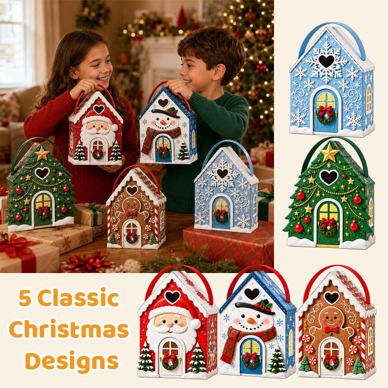 🍬Boîte‑cadeau Maison de Noël — l'emballage devient lui‑même un cadeau🎄