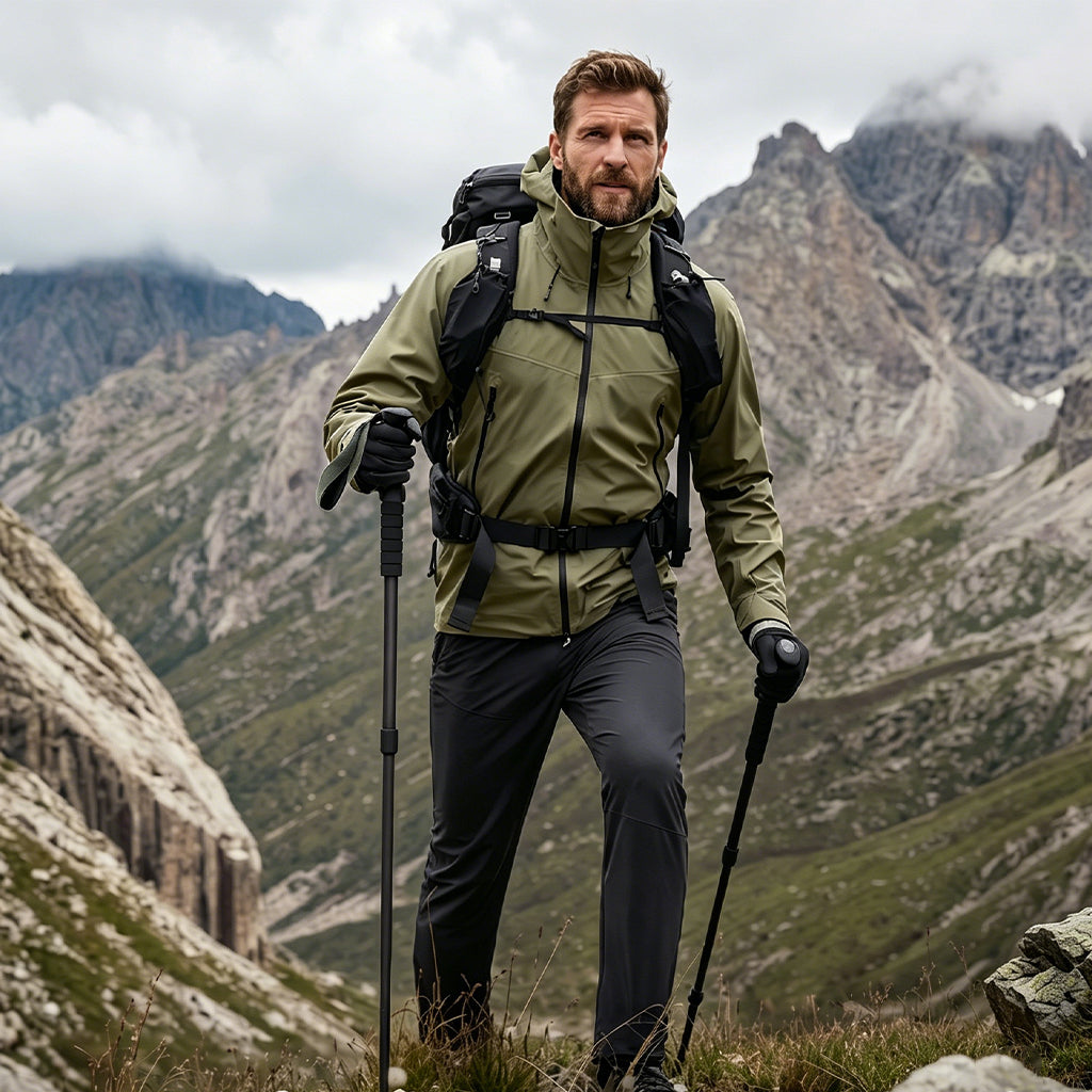 👨‍🦯 Bâton de Randonnée Antichoc — Confort et Stabilité sur Tous Terrains ! ⛰️