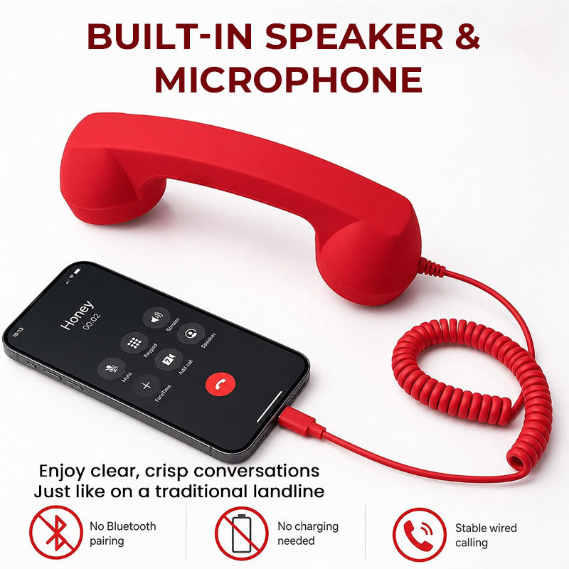 ☎️📱 Combiné téléphonique rétro pour téléphone Type-C — redonnez à vos appels un charme d’antan
